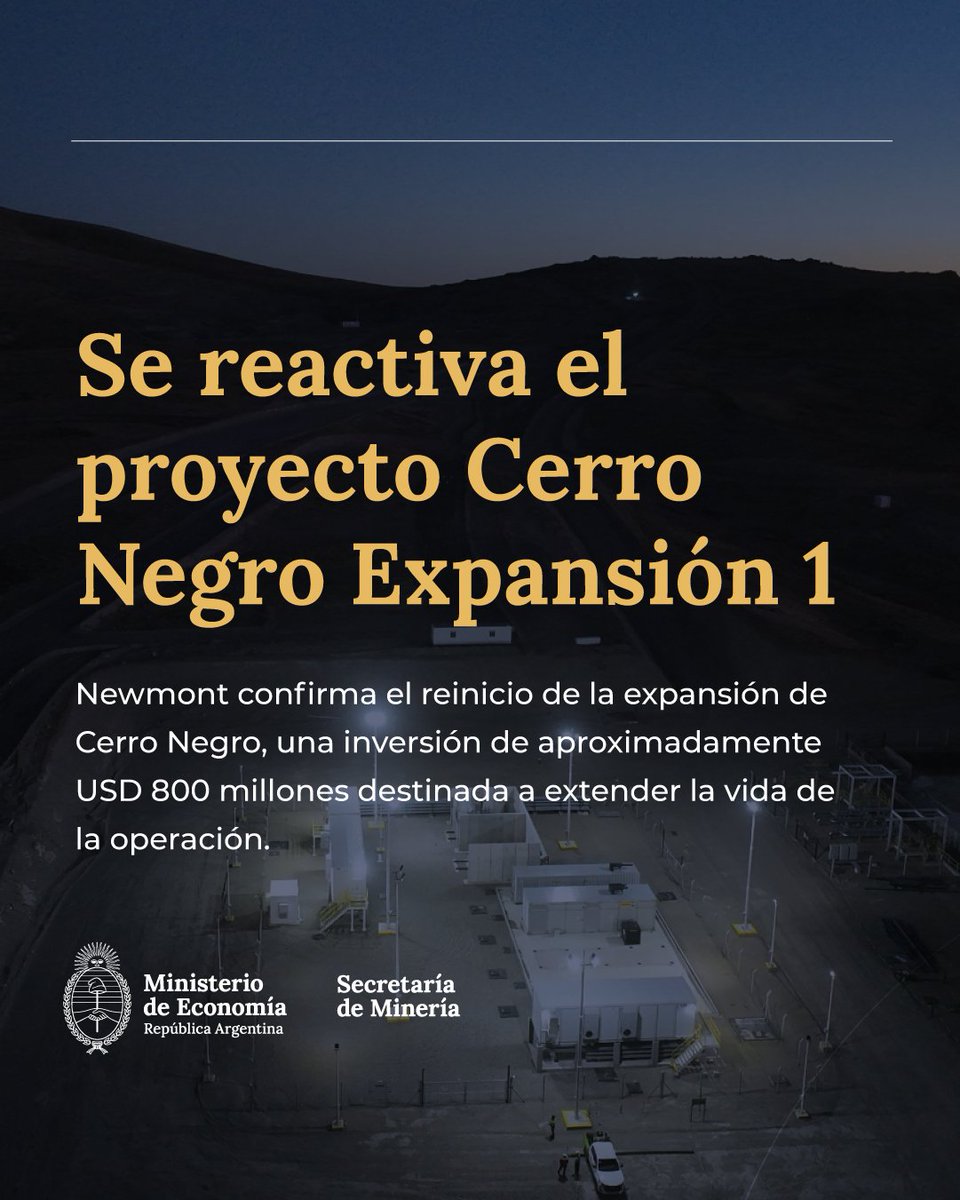 Nueva Inversión de USD 800 Millones en Cerro Negro: Un Impulso para la Economía Nacional